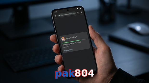 Main screen of Pak804 apk page for PK players