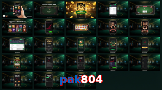 Main screen of Pak804 bet page for PK players