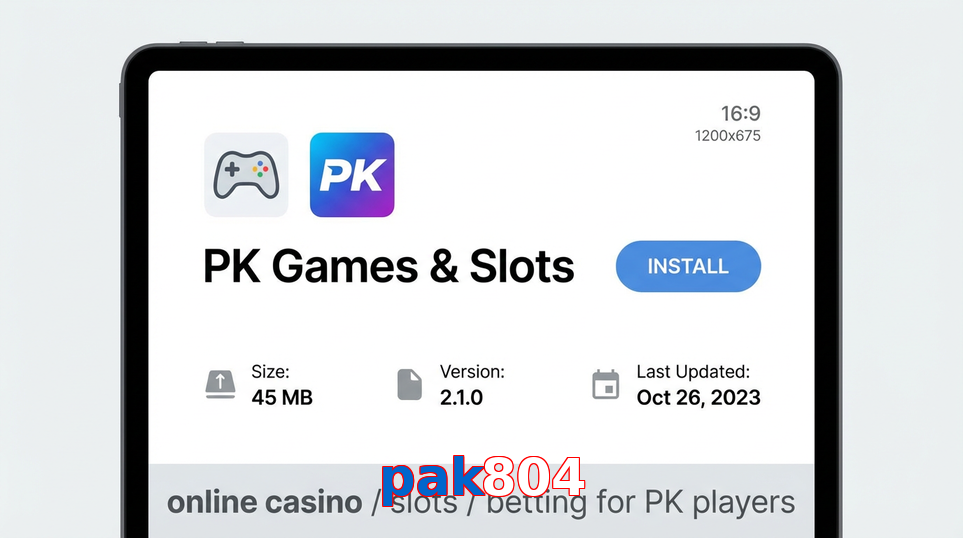 Game list for Pak804 gameapk section